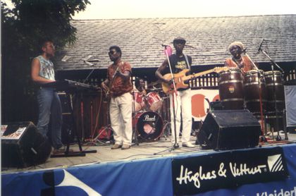 Slim Young & Sipisita, beim Augartenfest in Graz, 1990